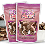 Freeze Dried Ice Cream Sandwich Bites - Crunchy & Sweet Snack 2.5oz Freeze-Dried Food Space Ice-Cream Pack Dehydrated Resealable Gift Bag - Strawberry Chocolate