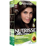 Garnier Nutrisse Ultra Crème Hair Color, Permanent Hair Dye with 100% Gray Coverage, Vegan & Cruelty-Free