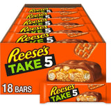 REESE'S TAKE 5 Pretzel, Peanut and Chocolate Candy Bars, 1.5 oz
