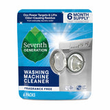 Seventh Generation Washing Machine Cleaner Free & Clear Targets Odor-Causing Residue Powered by Oxy Power