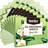 Teenitor Oil Blotting Sheets for Face, 800 Sheets Natural Green Tea Oil Control Film, Oil Absorbing Sheets for Oily Skin Care, Blotting Paper Makeup Cosmetic