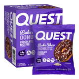 Quest Nutrition Bake Shop, Chocolate Frosted Donuts, 14g Protein, Less than 1g Sugar, Protein Snack, Low Sugar