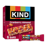KIND Nut Bars, Dark Chocolate Nuts and Sea Salt, Healthy Snacks, Gluten Free, Low Sugar, 6g Protein, 6 Count