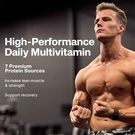 MuscleTech Platinum Multivitamins for Men & Women - Multi-Vitamin Supplement for Immune Support - 18 Vitamins & Minerals, Vitamin A C D E B6 B12 - Daily Workout Supplements for Men