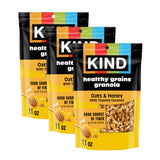 Kind Healthy Grains Granola, Oats & Honey Clusters with Toasted Coconut, Gluten Free, Healthy Snack Mix, 5g Protein, 11oz