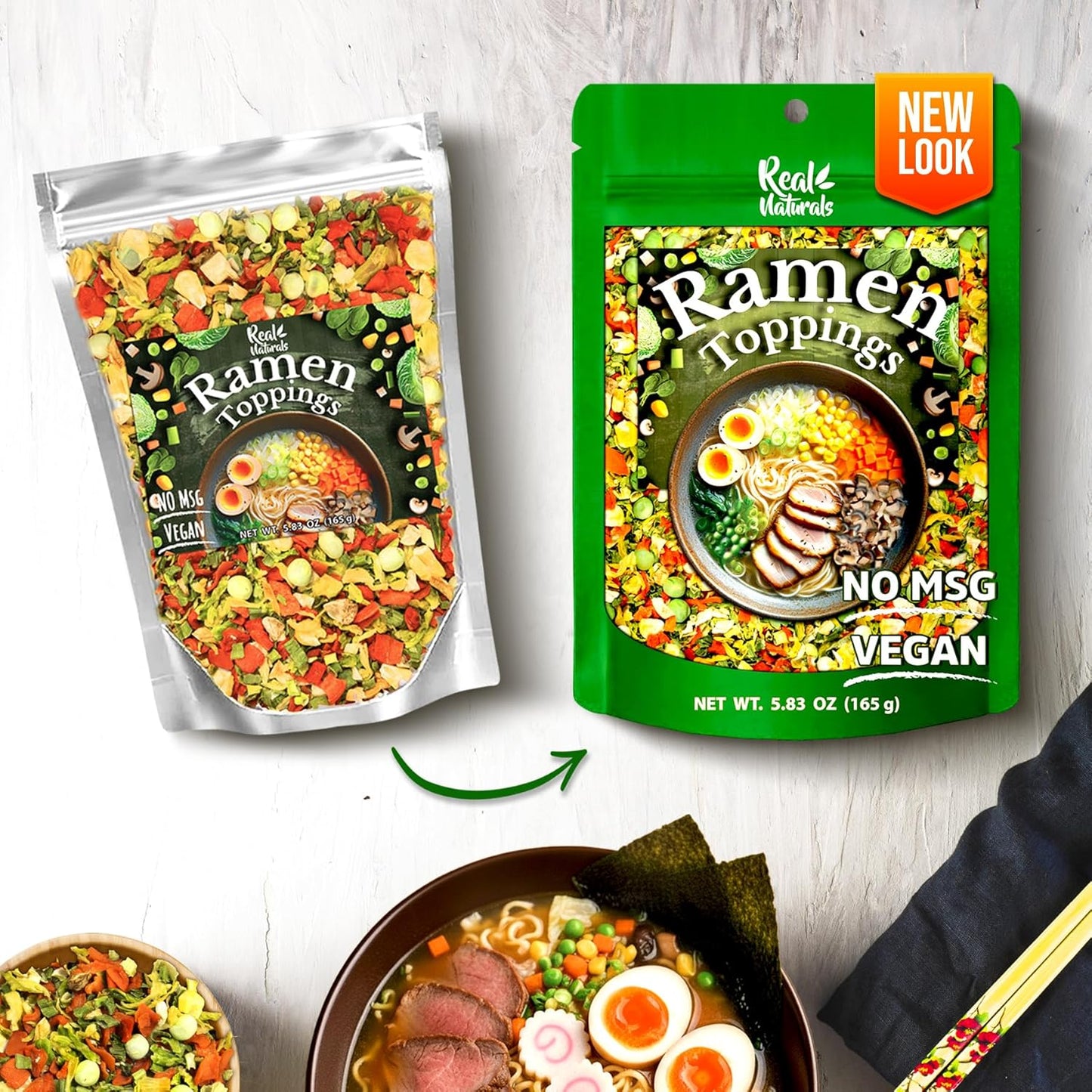 Dried_ramen_toppings._Dehydrated_vegetables_for_ramen_topper_include_Cabbage,_Spinach,_Chive,_Carrot,_Corn,_Greenpea_&_Shitake_mushrooms._(5.83oz_mixed_vegetables)