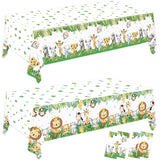 QIYANPAX 4 Pieces Soccer Tablecloths - Soccer Birthday Party Decorations Soccer Table Cloth Soccer Tablecloth Plastic Table Cover for Sports Soccer Theme Party Decorations, 54 x 108 Inch