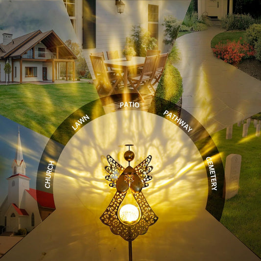 Starryfill_Angel_Stake_Solar_Lights_with_Crackle_Glass_Globe_Waterproof_Warm_White_LED,_40.5_inches_Height_Metal_Bronze_Stake_Garden_Patio_Art_Decor,_Memorial_Gift_for_Mom_Women_or_Friends