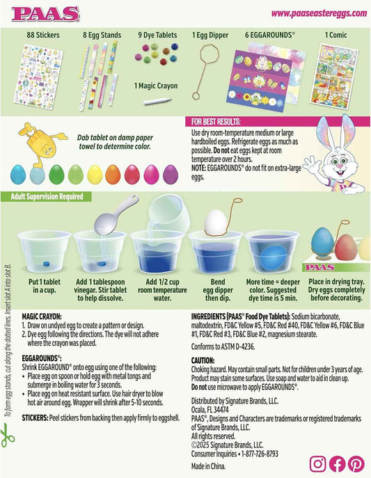 PAAS Easter Egg Decorating Kit - America's Favorite Easter Tradition