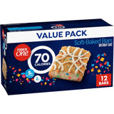 Fiber One 70 Calorie Soft-Baked Bars, Birthday Cake, Snack Bars, 12 ct