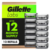 GilletteLabs Shaving Razor Blade Refills for Men