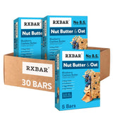 RXBAR Nut Butter and Oat Protein Bars, Protein Snacks, Snack Bars, Blueberry Cashew Butter