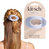 Kitsch Flat Claw Clips for Women - Stylish Flat Hair Clips, Strong Hold for Thick & Fine Hair | Non-Slip for Secure, Comfortable All-Day Wear | Ideal Gifts for Women