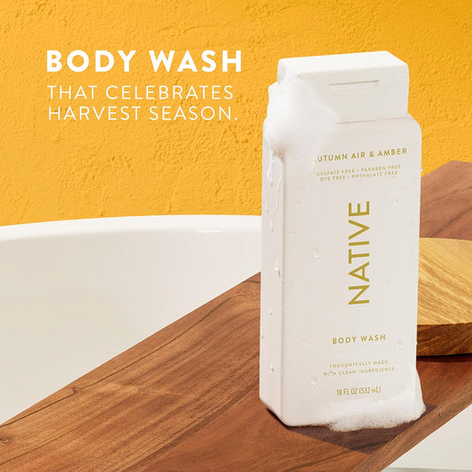 Native_Body_Wash_with_Naturally_Derived_Ingredients_–_Autumn_Air_&_Amber_–_Sulfate_&_Paraben_Free_–_For_Women_&_Men_–_Skin‑Loving_Cleanser_–_18_oz_(2‑Pack)