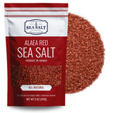 Alaea Coarse Crystal Red Hawaiian Salt to Add Color to Any Dish and Natural Finishing use, Red Salt Made with Alaea Clay, 5 oz Bag