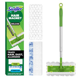 Swiffer 2-in-1 Multi-Surface Kit for Floor Cleaning, Includes 1 Sweeper Device, Dry Sweeping + Wet Mopping Heavy Duty Cloths