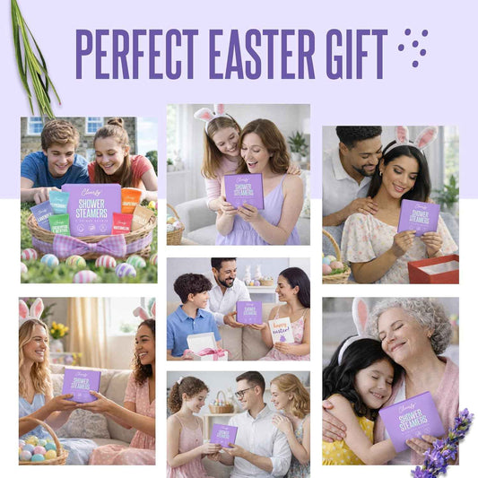 Cleverfy Shower Steamers Aromatherapy - Easter Basket Stuffers for Teens and Adults - Easter Gifts for Women and Men, Girls and Boys