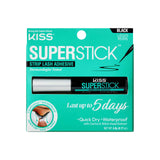 KISS SuperStick 5-Day Extended Wear Strip Lash Adhesive, Quick Drying Lash Glue, Witch Hazel & Cactus Extract Infused, Brush Applicator, Net Wt. 4.8g (0.17 oz.)