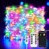 Brightown Smart Curtain Lights, USB Plug in, 9.8ft 300 LED Window Smart String Light with APP and Remote, 8 Modes, Waterproof Fairy Lights for Bedroom, Indoor, Weddings, Party, Christmas Decorations
