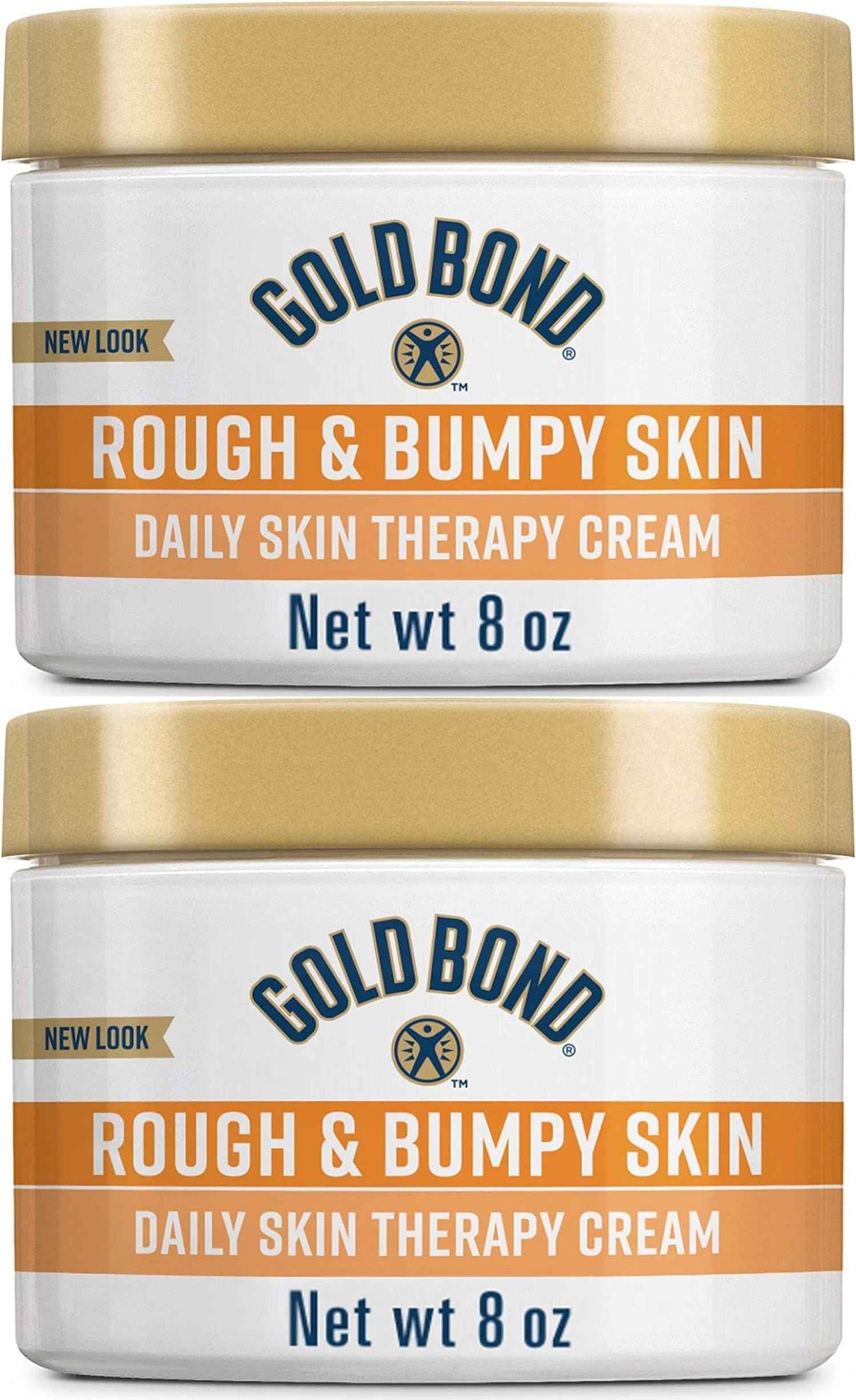 Gold Bond Rough & Bumpy Daily Skin Therapy Cream, 8 oz Cream With 7 Moisturizers & 3 Vitamins