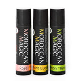 Organic Moroccan Magic Lip Balm 3 Pack | Elderberry & Manuka Honey Lip Balm Set | Chapsticks for Dry Lips | Made with Natural Argan, Essential Oils Lip Moisturizer and Vitamin E | Smooth Application