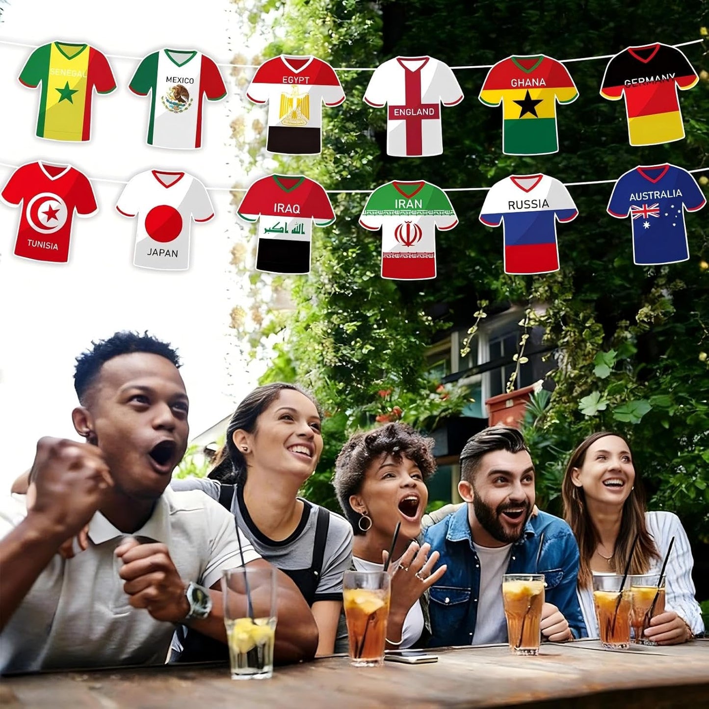2026_World_Cup_Soccer_Flags_Bunting_Banner_49_Countries_International_Country_String_Flags_49Pcs_World_Cup_Decorations_for_Sports_Themed_Parties_Olympic_Events_Outdoor_Celebrations_Fans_Merchandise(Not_among_the_top_48_teams)