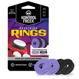 KontrolFreek Precision Rings | Aim Assist Motion Control for PlayStation 4 (PS4), PS5, Xbox One, XBX, Switch Pro & Scuf Controller (Black/Purple/Green)