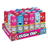 Push Pop Individually Wrapped Bulk Lollipop Variety Party Pack - 24 Count Lollipop Suckers in Assorted Fruity Flavors - Back to School Treat, Fun Candy Back to School Gift Bags, & Care Packages