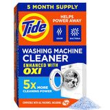 Washing Machine Cleaner by Tide, Washer Machine Cleaner with Oxi for Front and Top Loader Washer Machines, Deep Cleaning Residue & Odor Eliminator, 7 Month Supply