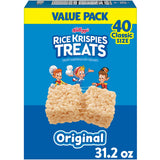 Kellogg's Rice Krispies Treats Crispy Marshmallow Squares Original, 0.78 Oz, 40 Ct Snack