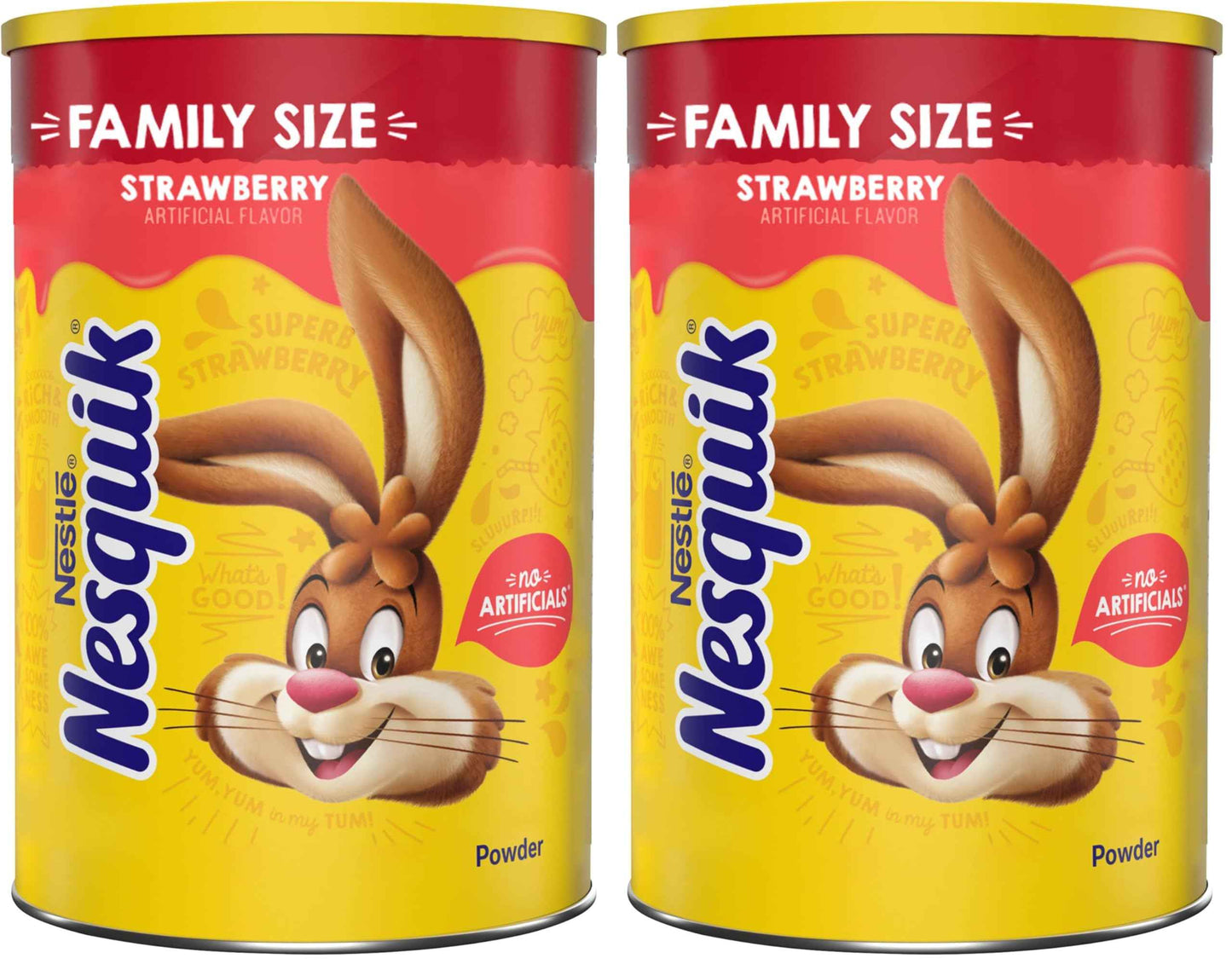Nesquik Large Strawberry Powder Drink Mix, 35.5 Ounce