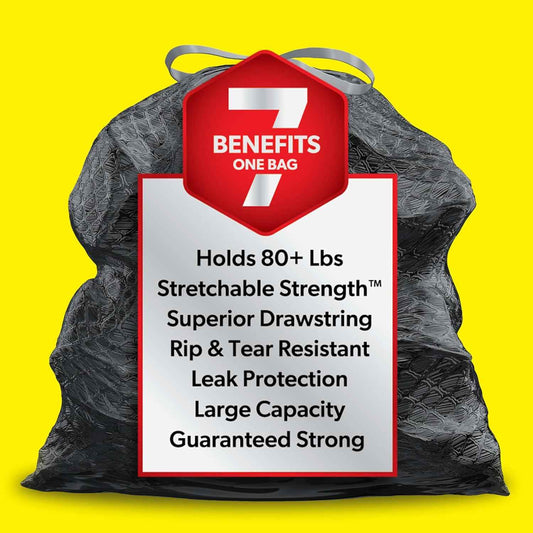 Glad ForceFlex Heavy Duty Trash Bags With Clorox
