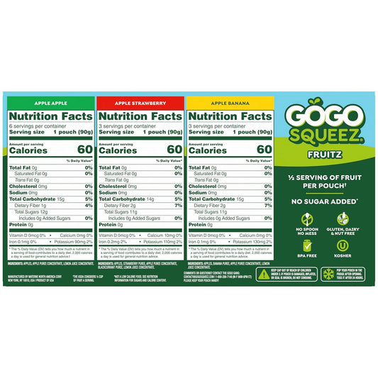 GoGo_squeeZ_Applesauce_and_Fruit_Puree,_Apple,_Strawberry,_&_Banana,_3.2_oz_(Pack_of_12),_Unsweetened_Fruit_Snacks_for_Kids,_Gluten_Free,_Nut_Free_and_BPA_Free_Pouches_(Packaging_May_Vary)