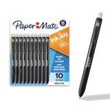 InkJoy Pens, Gel Pens, Medium Point (0.7 mm), Black, 10 Count