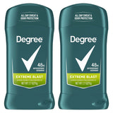 Degree Men Original Protection Antiperspirant Deodorant Twin Pack 48-Hour Sweat and Odor Protection Antiperspirant For Men 2.7 oz