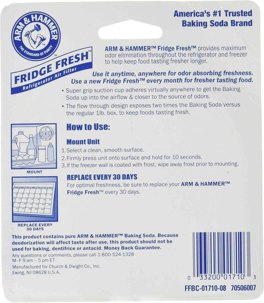 Arm & Hammer Fridge Fresh Refrigerator, 1 Count (Pack of 2)