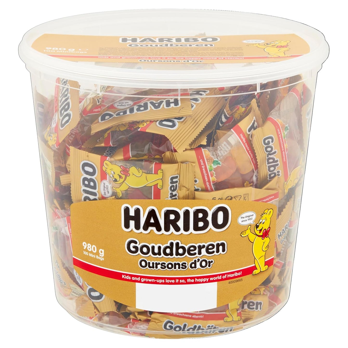 Haribo_Gold_Bears_/_Goldbären,_100_Mini_Bags,_980g_Tub