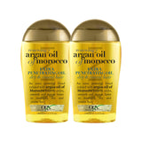 OGX Renewing + Argan Oil of Morocco Hair Oil, Extra Strength Penetrating Serum Treatment for Dry, Damaged, Frizzy, Curly & Coarse Hair, Cold-Pressed Argan Oil, Shine, 3.3 Fl Oz