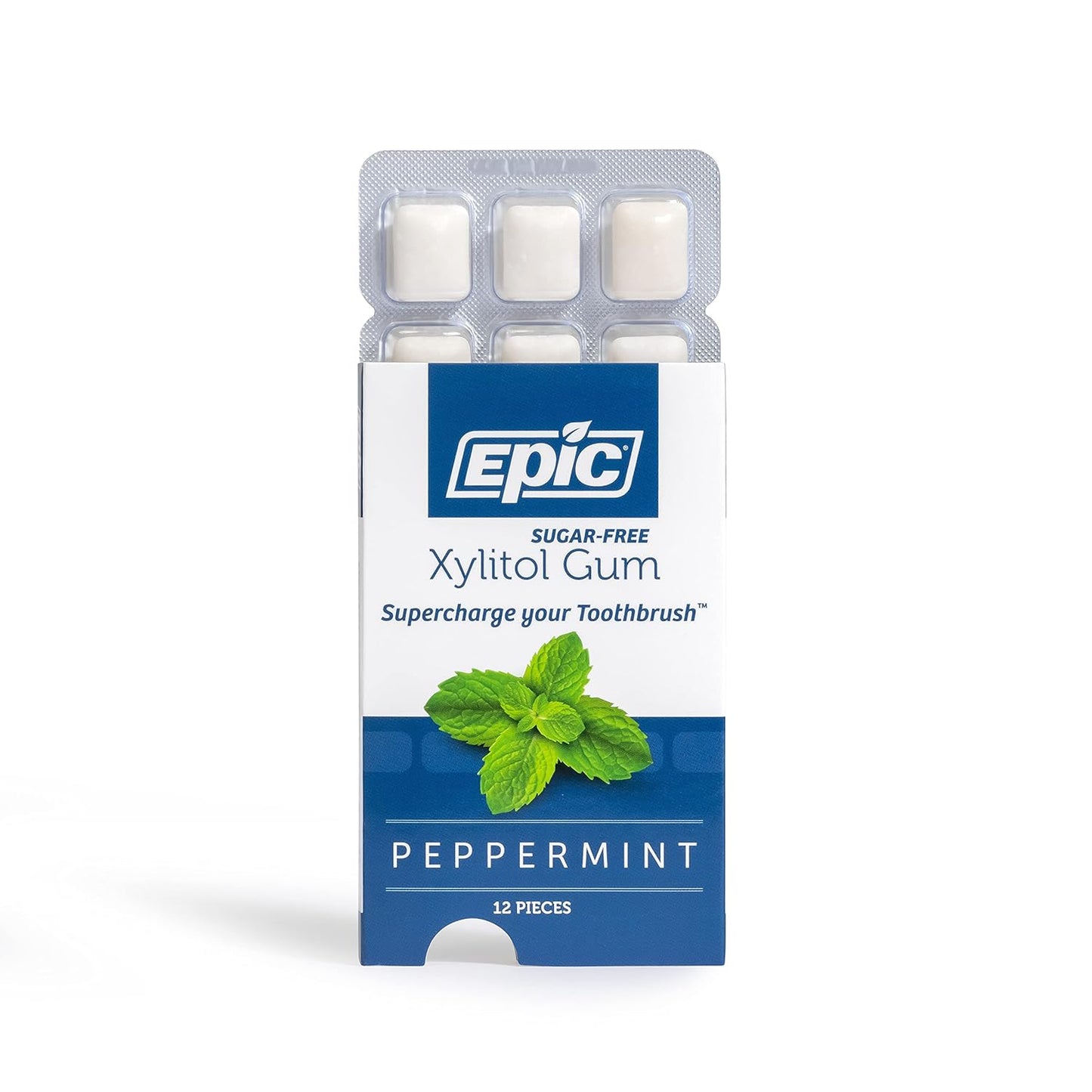 Epic_Xylitol_Chewing_Gum_-_Sugar_Free_&_Aspartame_Free_Chewing_Gum_Sweetened_w/Xylitol_for_Dry_Mouth_&_Gum_Health_(Peppermint,_12-Piece_Pack,_12_Packs)