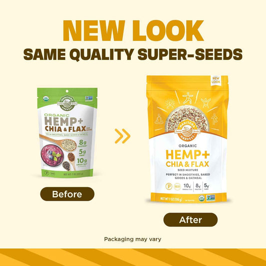 Manitoba Harvest Hemp Chia Flax Blend – Quick Protein Boost for Busy Workday Smoothies and Office Lunch Prep