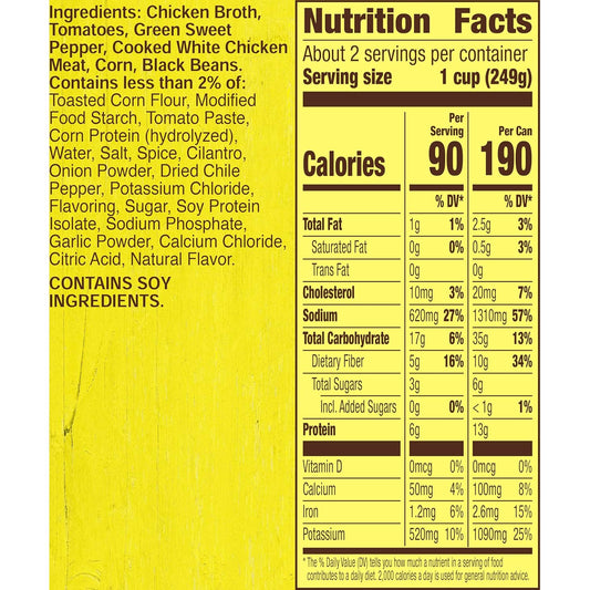 90 calories per serving for calorie-controlled diets