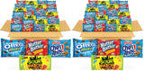 OREO Mini Cookies, CHIPS AHOY! Mini Cookies, SOUR PATCH KIDS Candy & Nutter Butter Bites & Candy Variety Pack, 32 Snack Packs