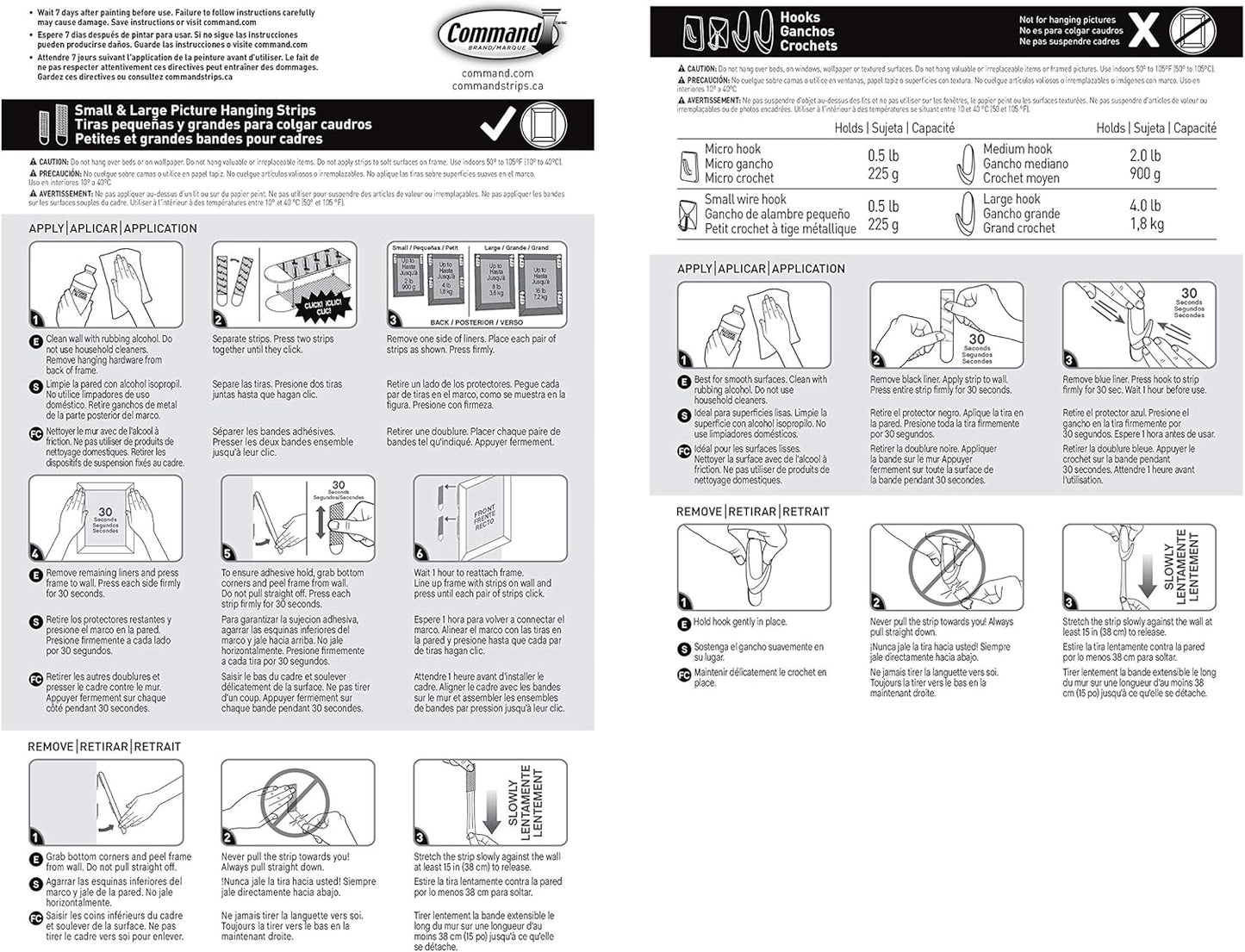 Command_Clear_Variety_Pack,_Including_8_Pairs_of_Picture_Hangers,_4_Clear_Wire_Hooks_and_11_Wall_Hooks_for_Hanging_Christmas_Decorations,_Damage-Free_Hanging_Up_to_19_Items