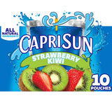 Capri Sun Flavored Juice Drink Blend from Concentrate with Other Natural Flavor Juice Drink Blend, for Strawberry Kiwi, All Natural Ingredients