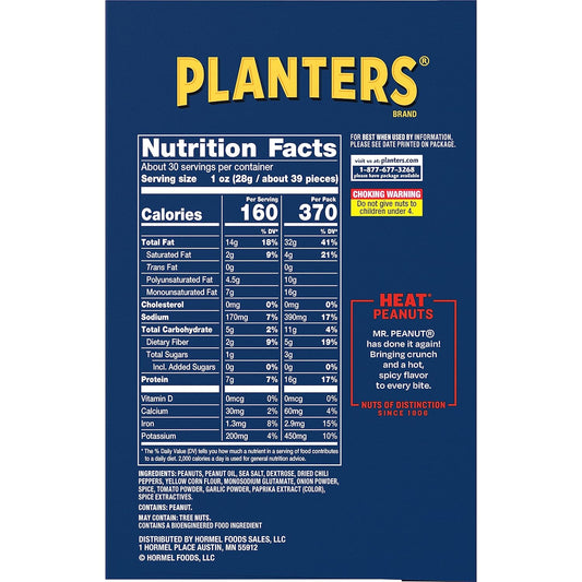 PLANTERS_Heat_Peanuts,_Spicy_Snacks,_Hot_Peanuts,_2.25_oz,_15-Pack,_Nuts_with_a_Hot_and_Spicy_Taste
