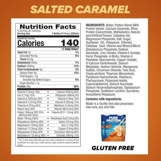 Pure_Protein_Salted_Caramel_Shake,_Ready_to_Drink_and_Keto-Friendly,_Vitamins_A,_C,_D,_and_E_Plus_Zinc_to_Support_Immune_Health,_11_Oz,_12_Count