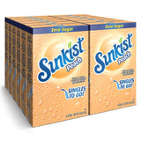 Sunkist Soda Singles To Go Drink Mix, 0.53 OZ, 6 Count (Pack of 12)
