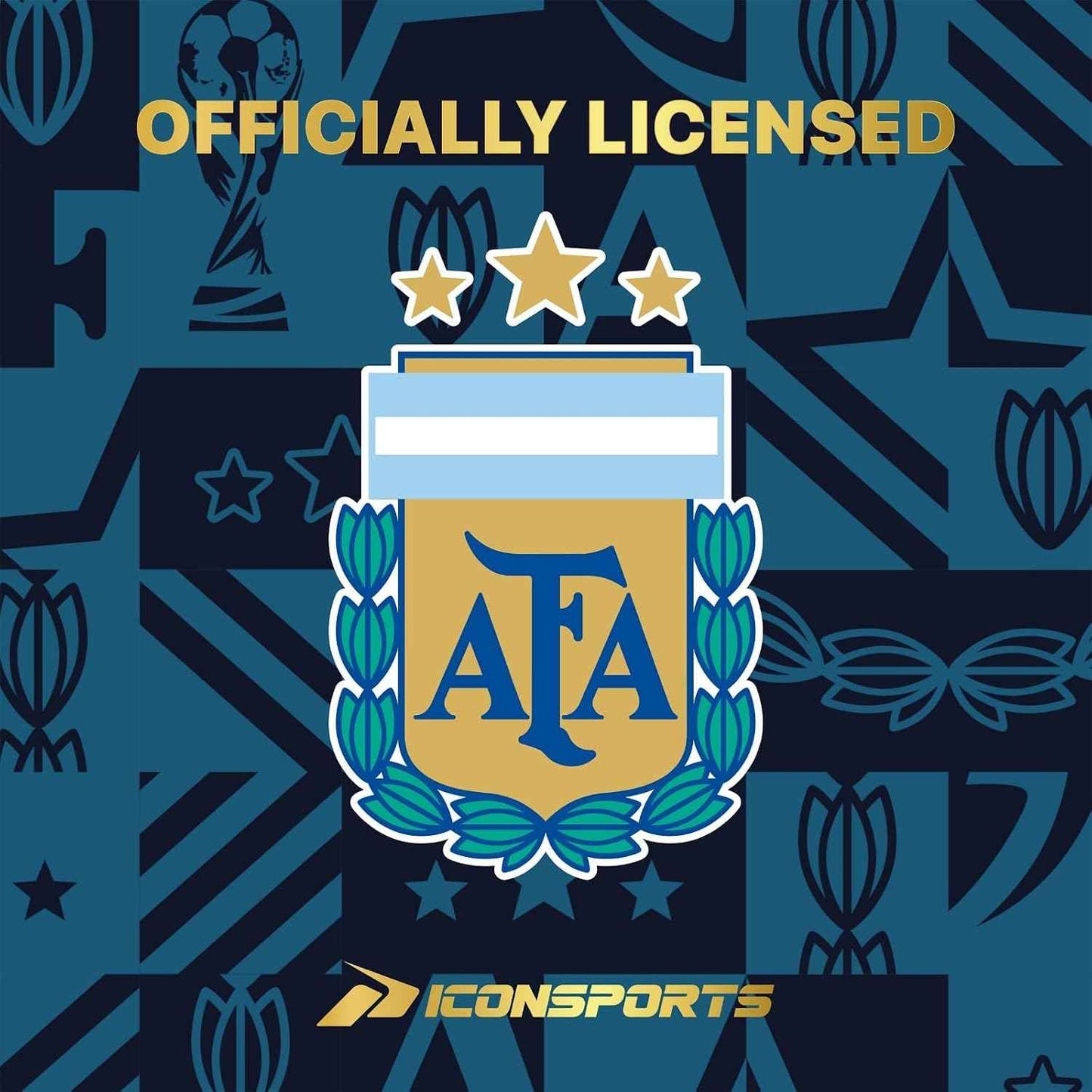 Icon Sports Argentina Soccer Ball Size 3 – Youth Training Ball for Kids Practice in the Backyard and Park