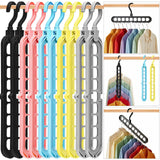 Aurora Living Child-Safe Closet Hangers – Durable Plastic Organizers for Playrooms, Nurseries, and Growing Kids