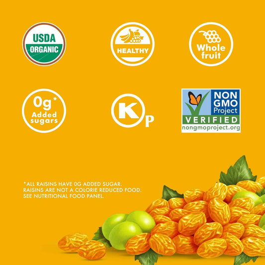 Sun-Maid California Golden Raisins – Wholesome No-Added-Sugar Snack for Clean-Eating Pantries